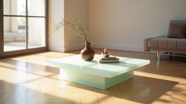 Des tables basses en verre : élégance et style au quotidien